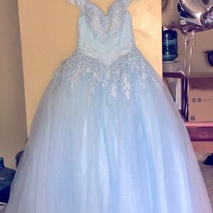 Quinceañera Light Blue Dress